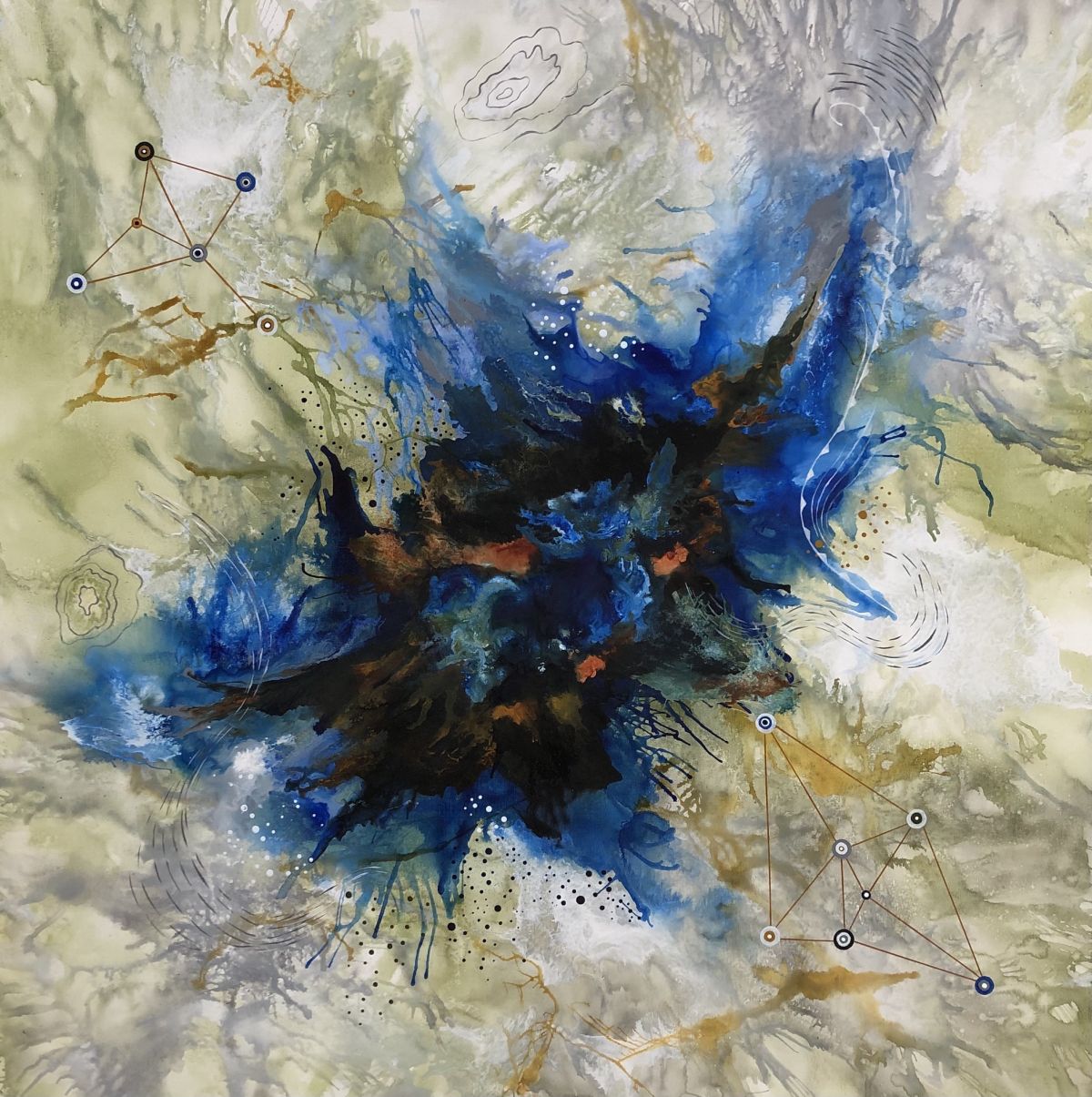 Challenges 1, 100 x 100cm