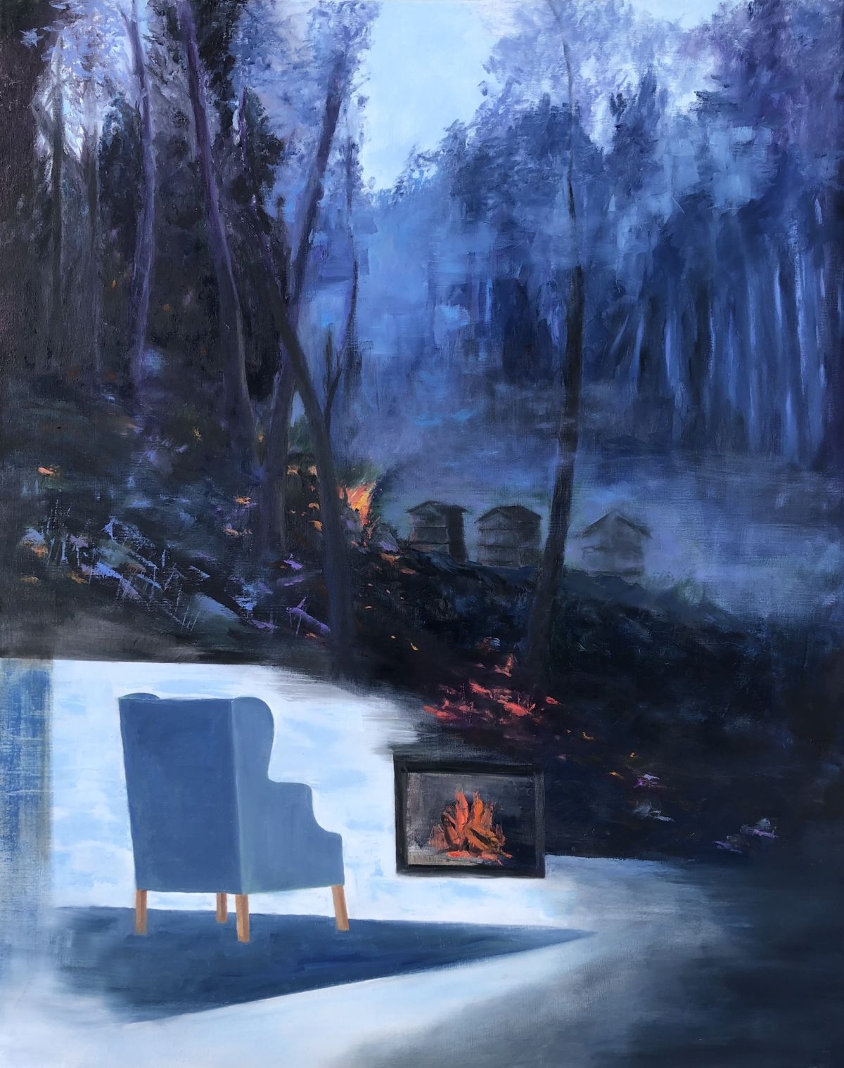 Destruction, 100 x 80cm