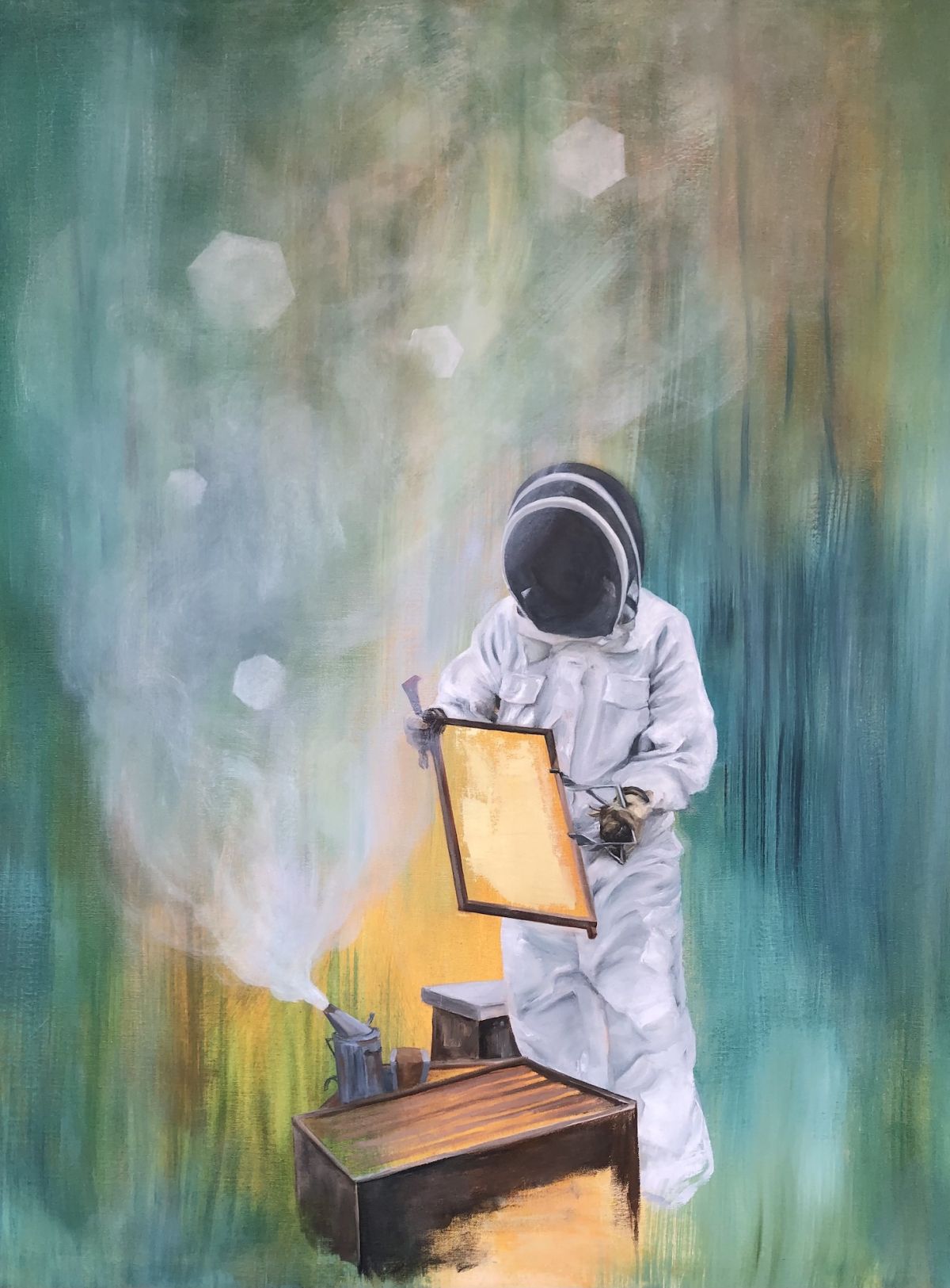 Managing, 101 x 76cm