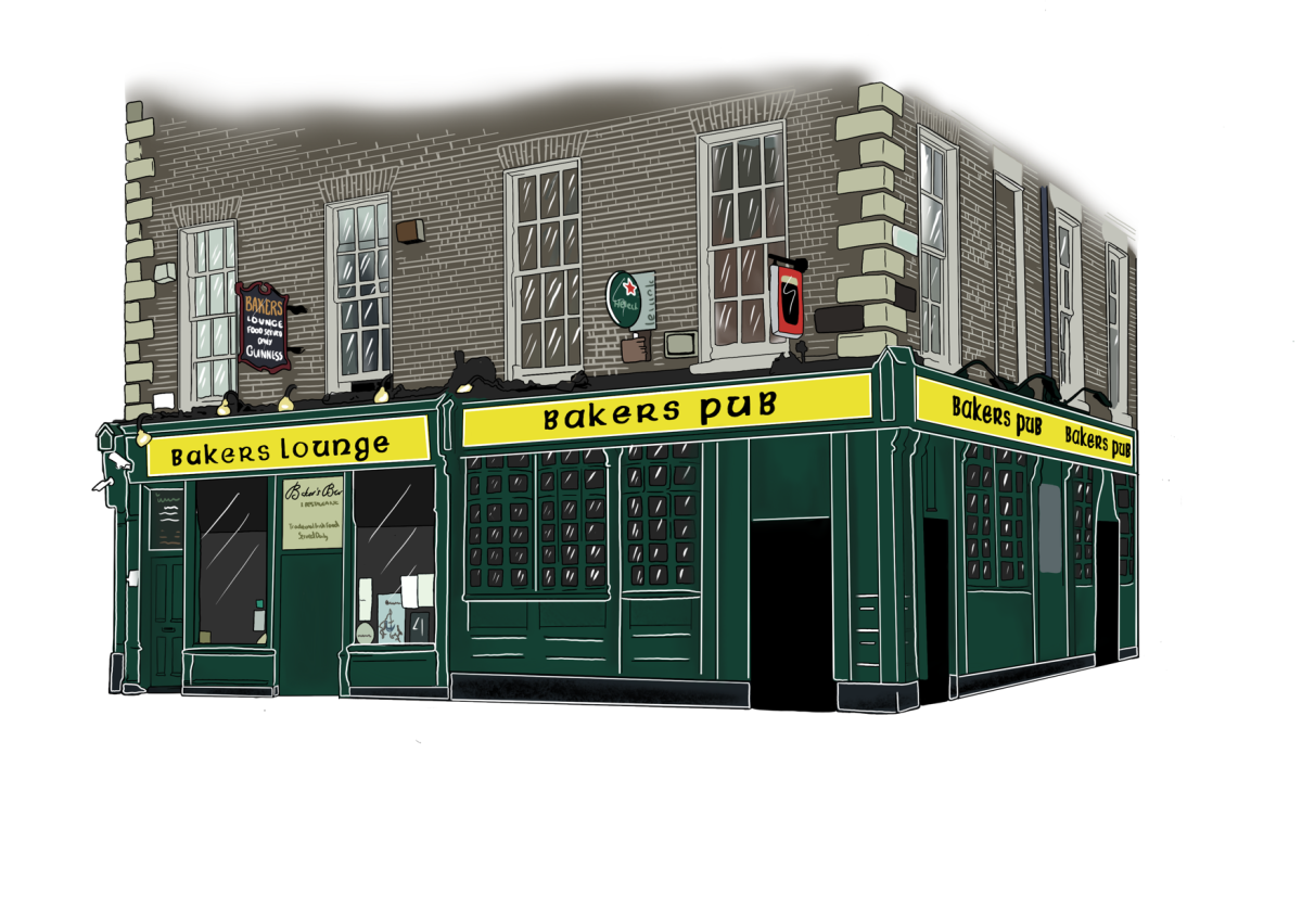 In Memory of the Pubs lost to Covid-19. Illustration