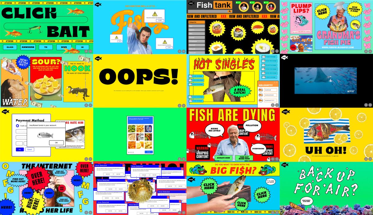 CLICKBAIT is a visual representation of the Attention Economy. Mindless, frustrating, and strangely addictive, the website takes the viewer on a nonsensical journey to nowhere, demonstrating how we are all HOOKED on the internet