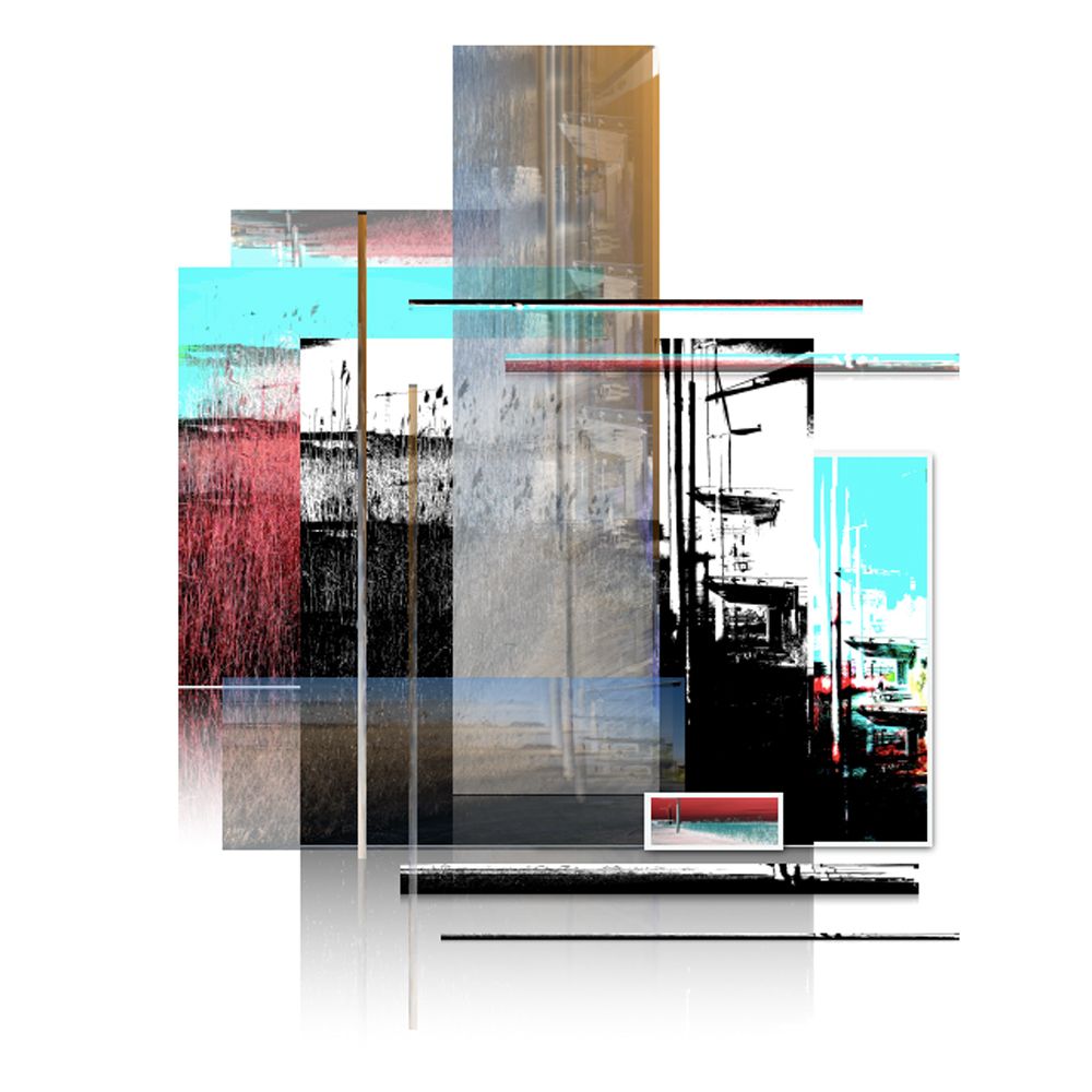 Glitch. Digital mixed media, Photoshop