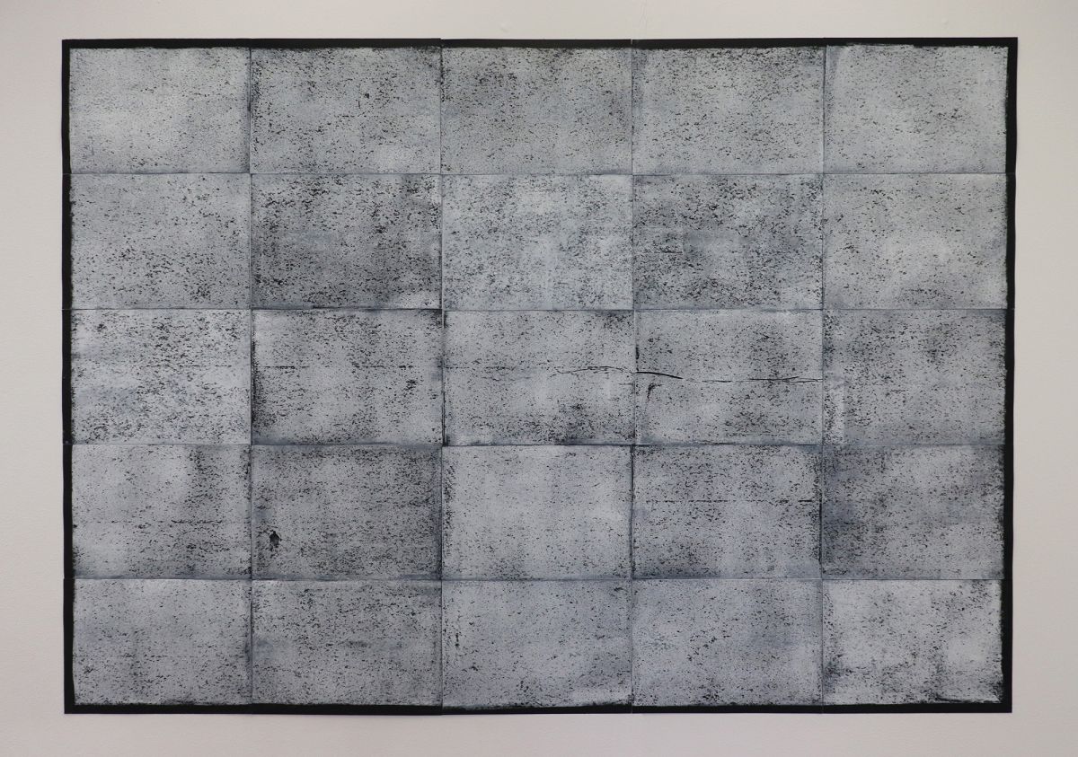 Untitled. Monoprint, 105 x 149cm