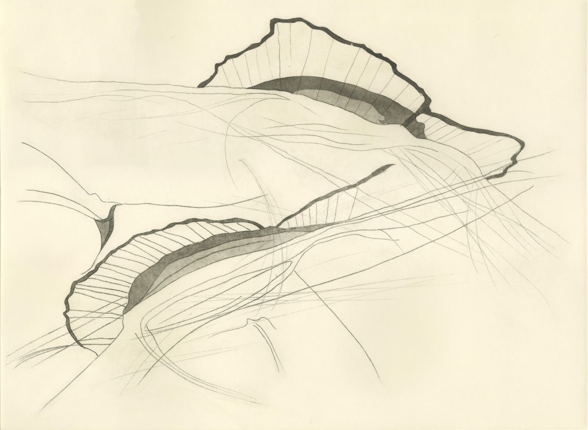 Refract by Two, 2021. Intaglio etching, spitbite and aquatint on Sommerset Paper