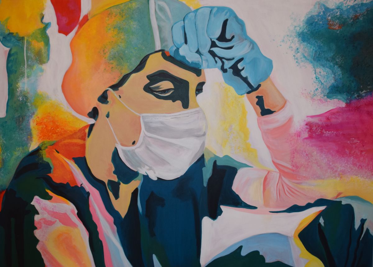 I Wish It Was A Dream. Acrylic on canvas, 100 x 140cm