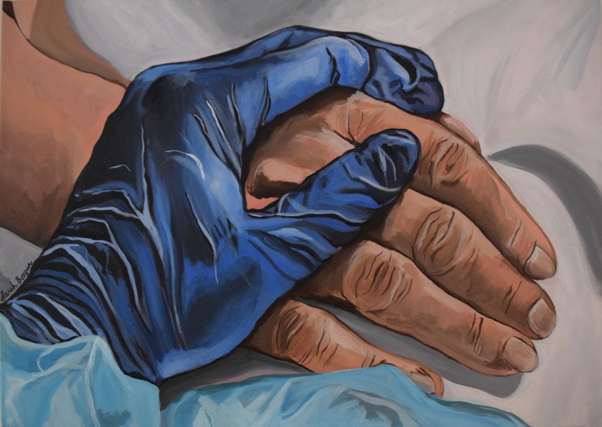 We Have You. Acrylic on canvas, 50 x 70cm