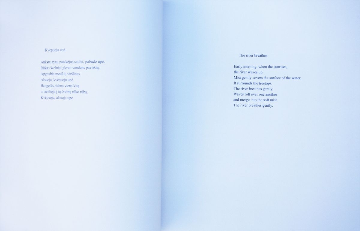 The poems in Lithuanian and English