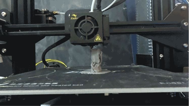 Time lapse of 3D printing my Buddha model