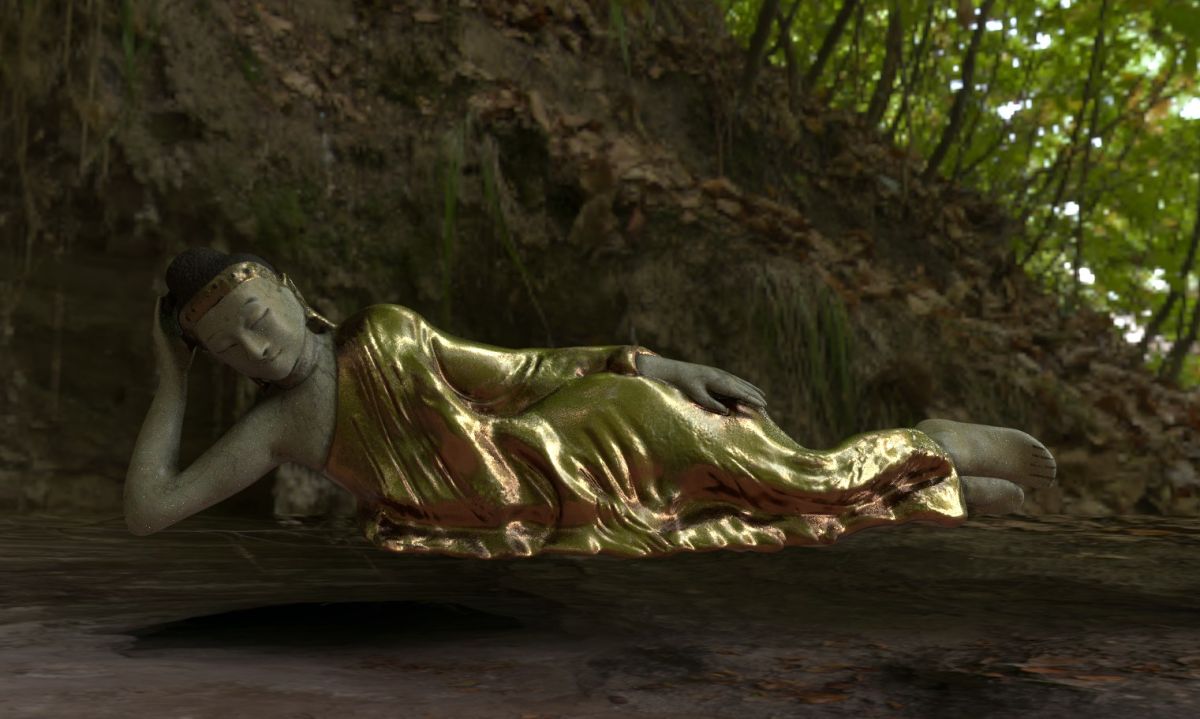 Render of my 3D model I sculpted on ZBrush + MudBox