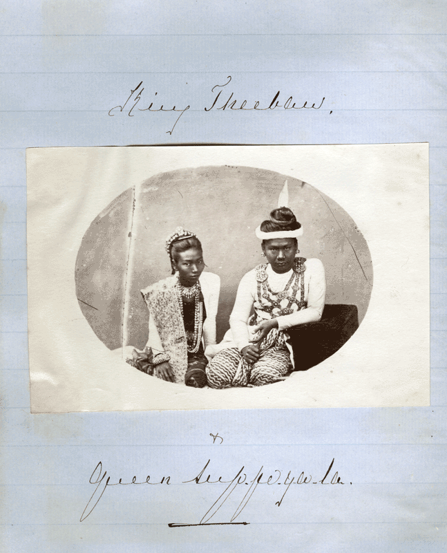 Images discovered in Charles Fitzergald diaries from his campaign in Burma 1886-8