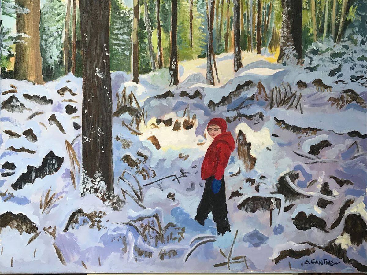 Boy in snow