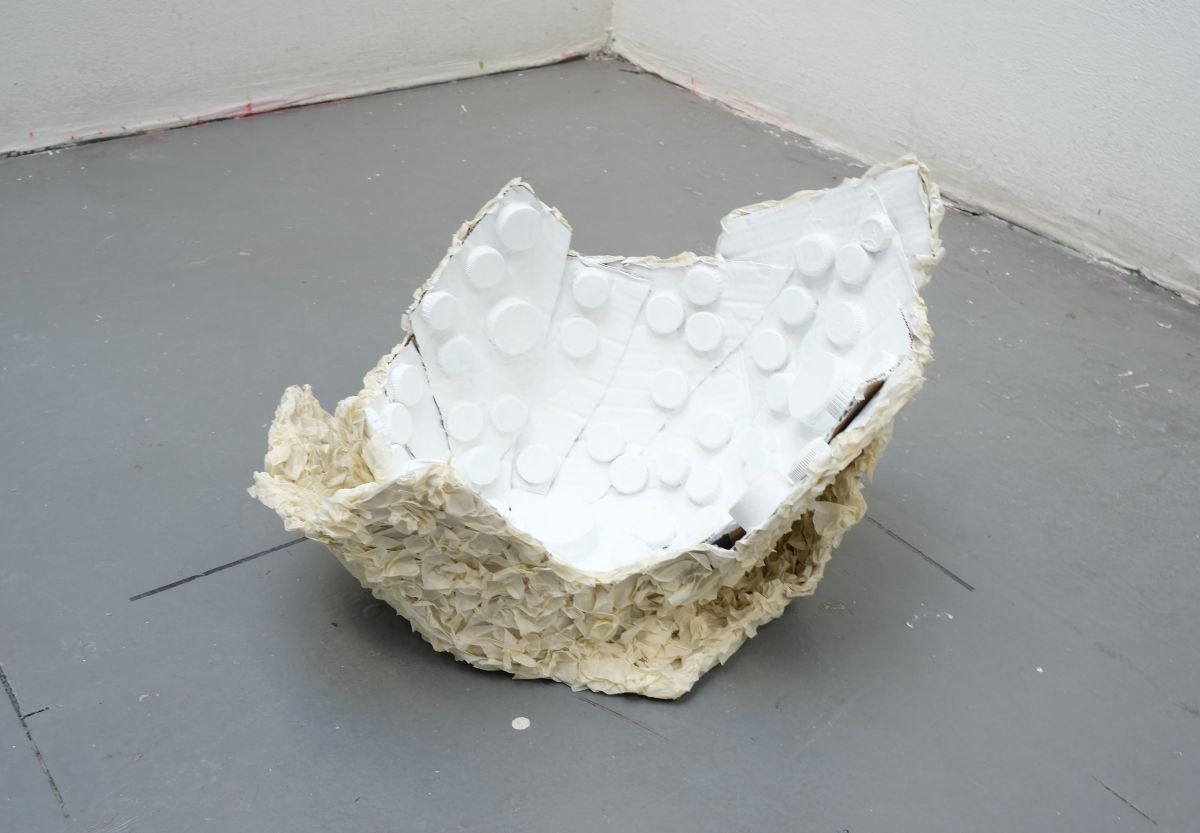 The Barnacle. Found materials and mixed media