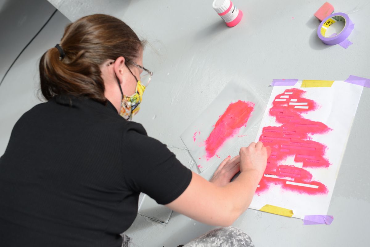 Trudy at work