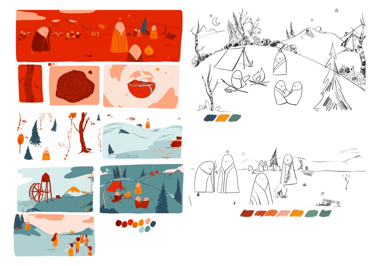 How to be a Good Ancestor. Colour tests