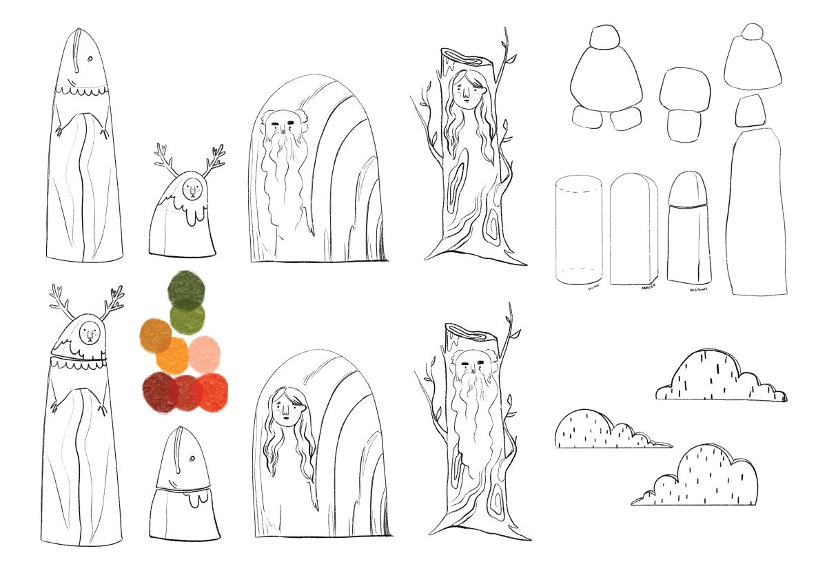 Shapeshifters. Visual development