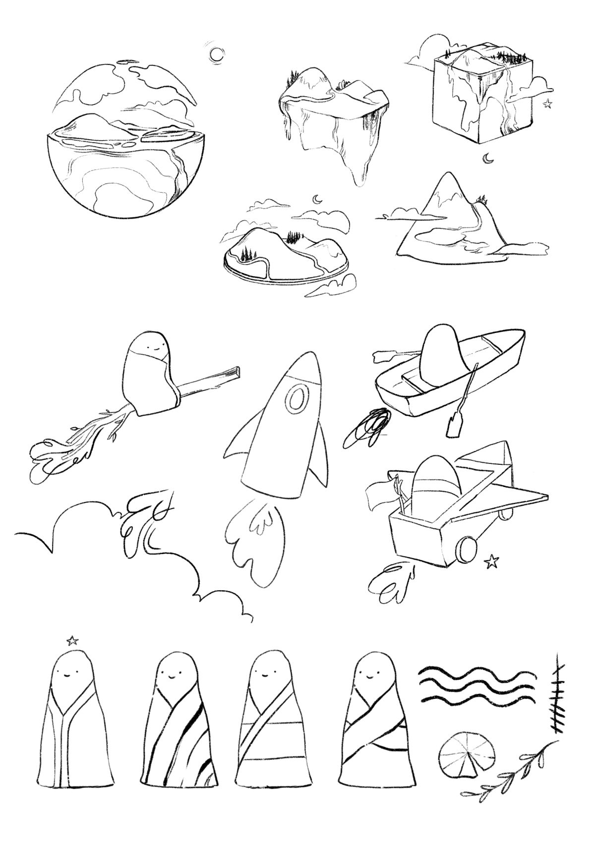 How to be a Good Ancestor. Visual development